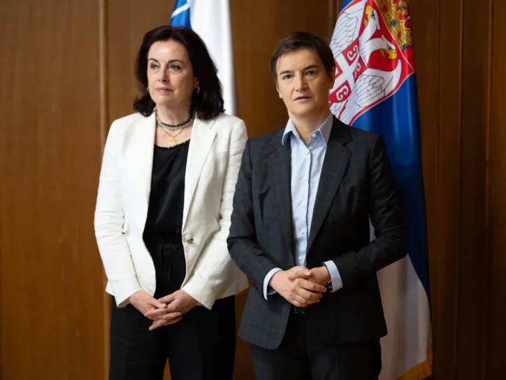 Ana Brnabić sa direktorkom ODIHR-a Marijom Telalian