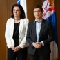 Ana Brnabić sa direktorkom ODIHR-a Marijom Telalian