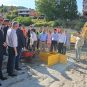 Postavljanje kamena temeljca za pečaki most sa južne strane reke Ibar