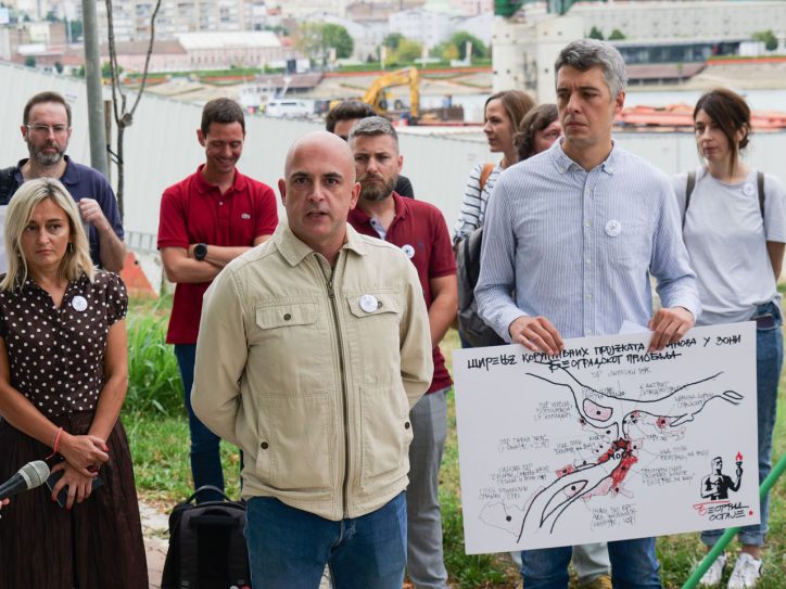 Inicijative Most ostaje i Beograd ostaje mesecima su protestovale