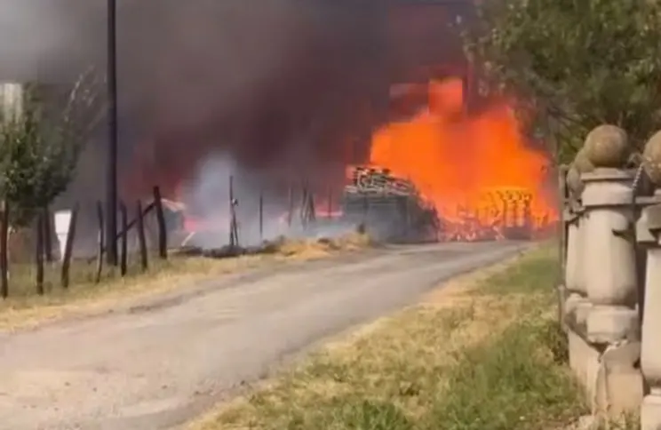 Aktivno 148 požara širom Šumadijskog okruga