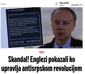 Vest o sastanku rektora Đokića sa britanskim diplomatama