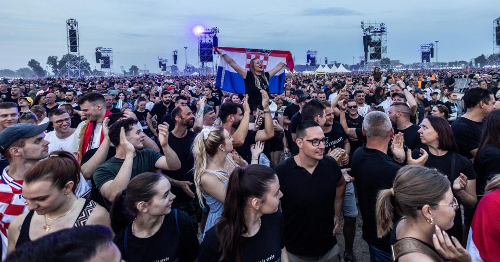 Koncert Marka Perkovića Tompsona na zagrebačkom Hipodromu