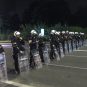 Interventna jedinica policije na protestu