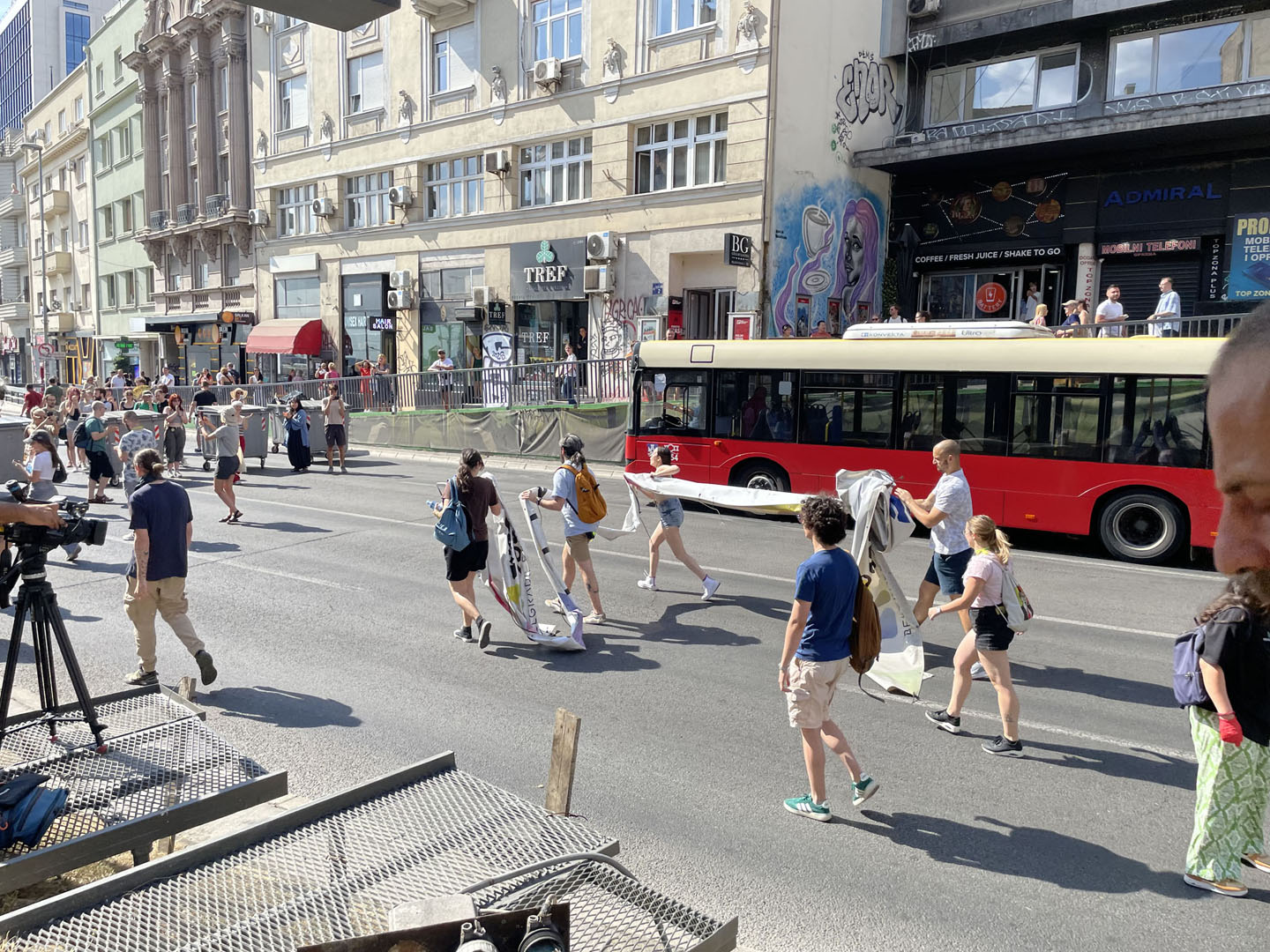 blokada zeleni venac