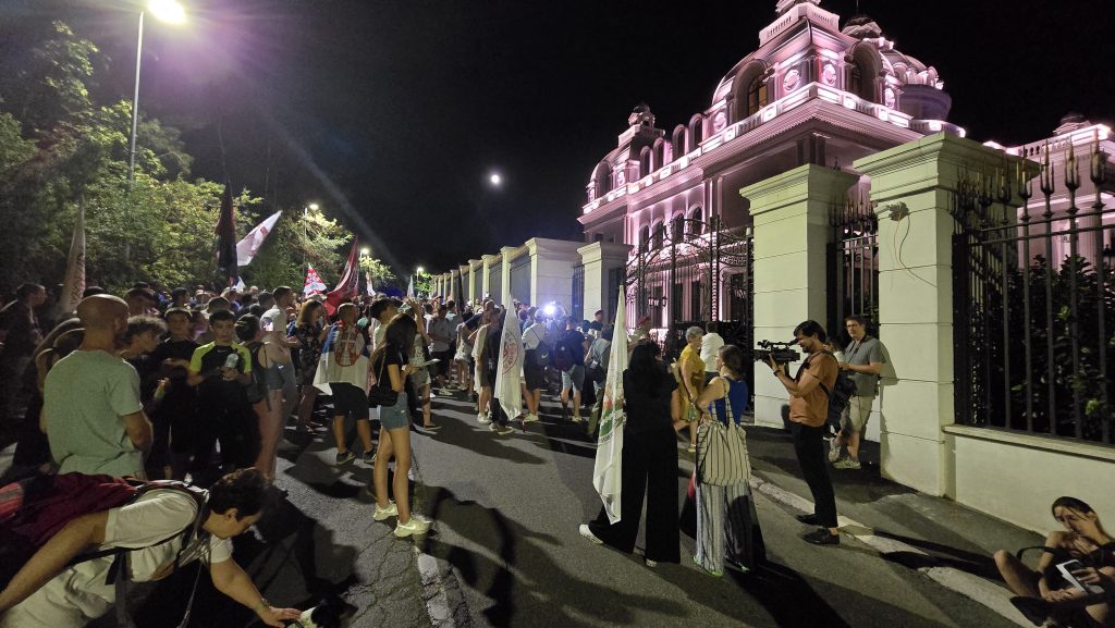 Protest Dedinje vila Željka Mitrovića