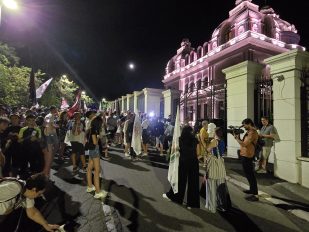 Protest Dedinje vila Željka Mitrovića