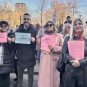 Olivera Ljubojević na protestu prosvetnih radnika