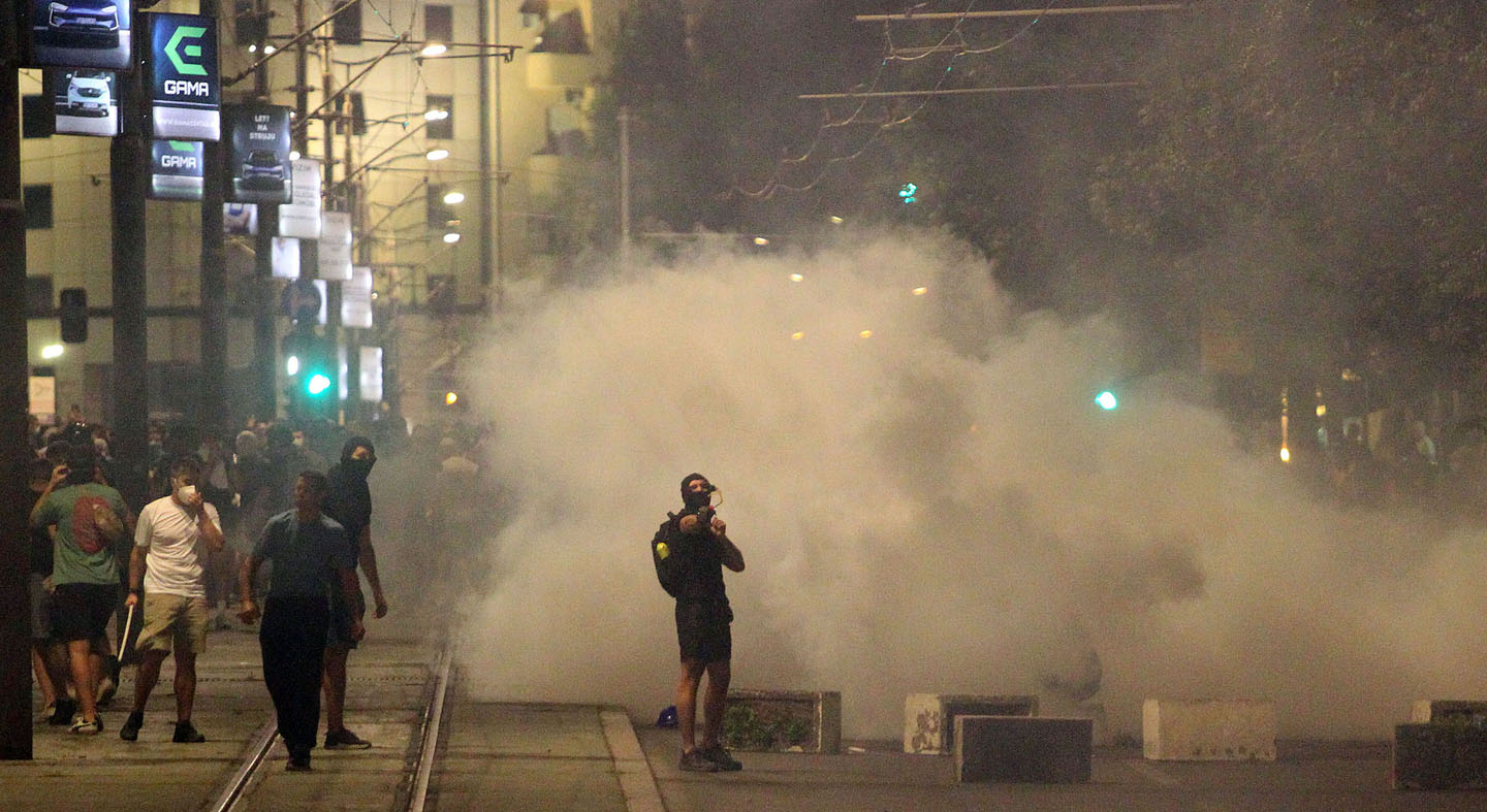 Srpska policija tvrdi da nema CN gas