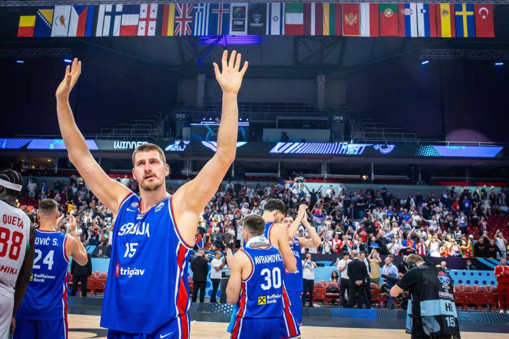 Proslava posle pobede: Nikola Jokić