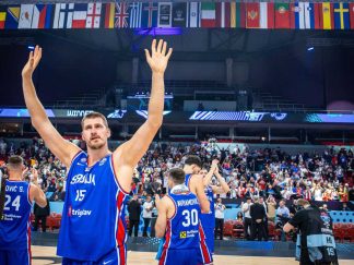 Proslava posle pobede: Nikola Jokić
