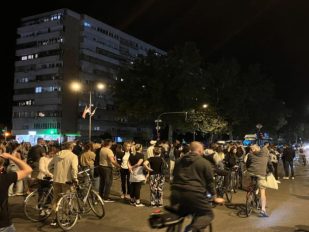 Protest podrške Bogdanu Jovičiću u Novom Sadu
