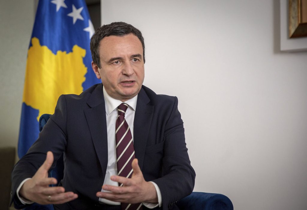 Kosovski premijer u tehničkom mandatu Aljbin Kurti, lider Samoopredeljenja