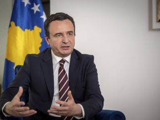 Kosovski premijer u tehničkom mandatu Aljbin Kurti, lider Samoopredeljenja