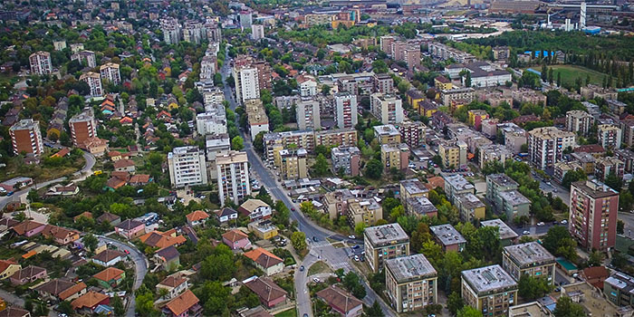 Panorama grada Bora