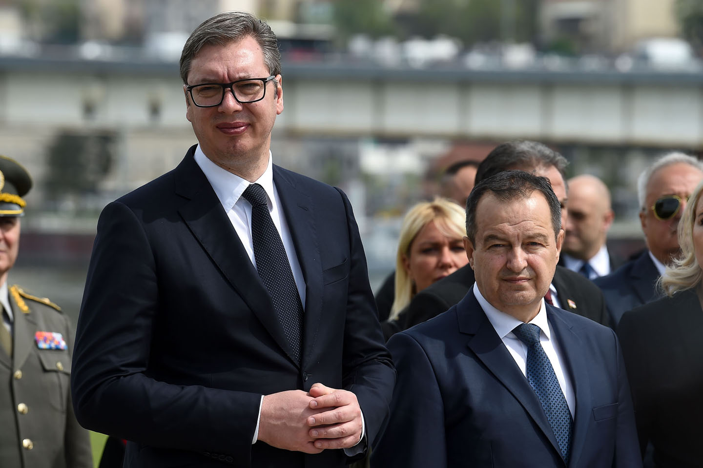 Predsednik Srbije Aleksandar Vučić i ministar unutrašnjih poslova Ivica Dačić