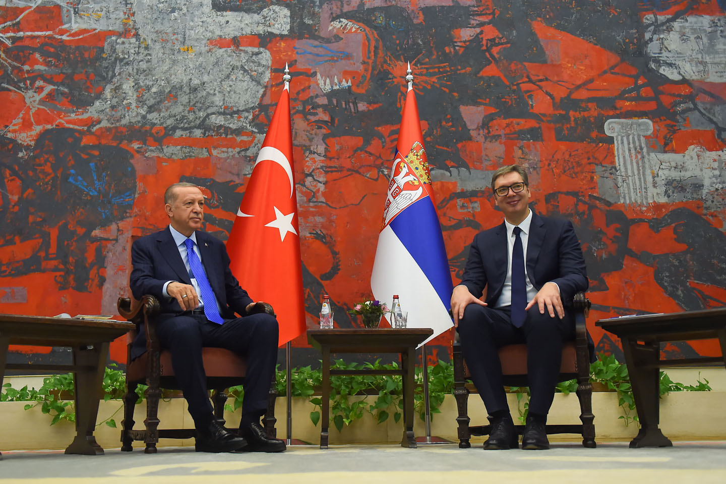 Predsednik Srbije Aleksandar Vučić i predsednik Turske Redžep Tajip Erdogan nekoliko puta su se sastajali