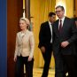 Predsednica Evropske komisije Ursula fon der Lajen i predsednik Srbije Aleksandar Vučić u Beogradu, 15. oktobra 2025.