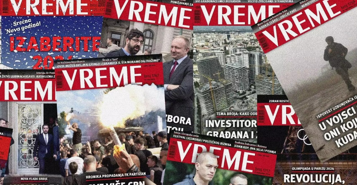 Fotografije raznih brojeva nedeljnika