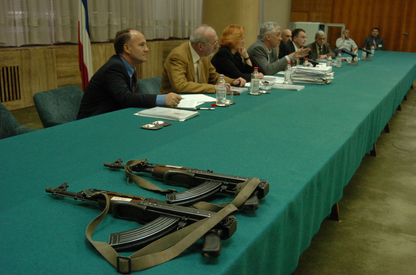 Konferencija za novinare povodom povodom izvestaja državne komisije o pogibiji vojnika u kasarni na Topčideru 2004. godine