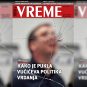 Predsednik Srbije Aleksandar Vučić pred razbijenim ogledalom