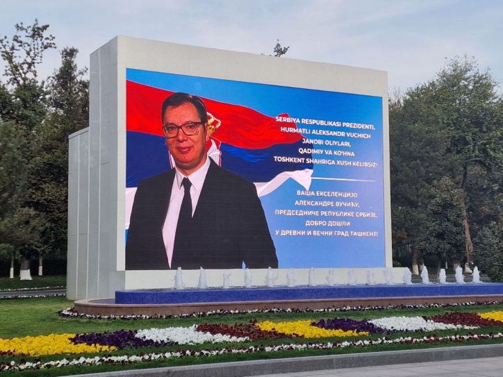 Predsednik Republike Srbije Aleksandar Vučić boraviće u zvaničnoj poseti Republici Uzbekistan od 28 do 31. oktobra