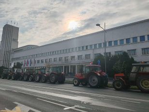 Poljoprivrednici protestuju u Novom Sadu tražeći od vlasti da im ispuni dugogodišnje zahteve, a vlast ocenjuje da su ti zahtevi preveliki i politički obojeni.