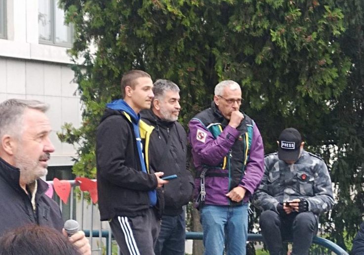 Milomir Jaćimović i njegov sin štrajkuju glađu u Novom Sadu.