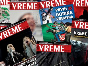 Naslovne strane nedeljnika Vreme