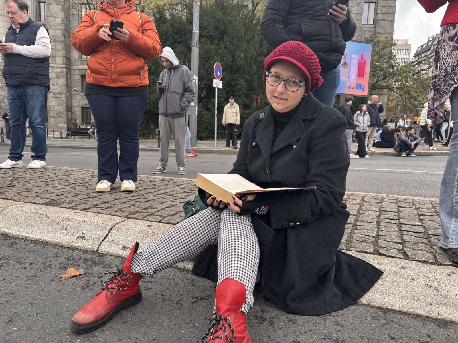 Protest podrške Dijani Hrki.