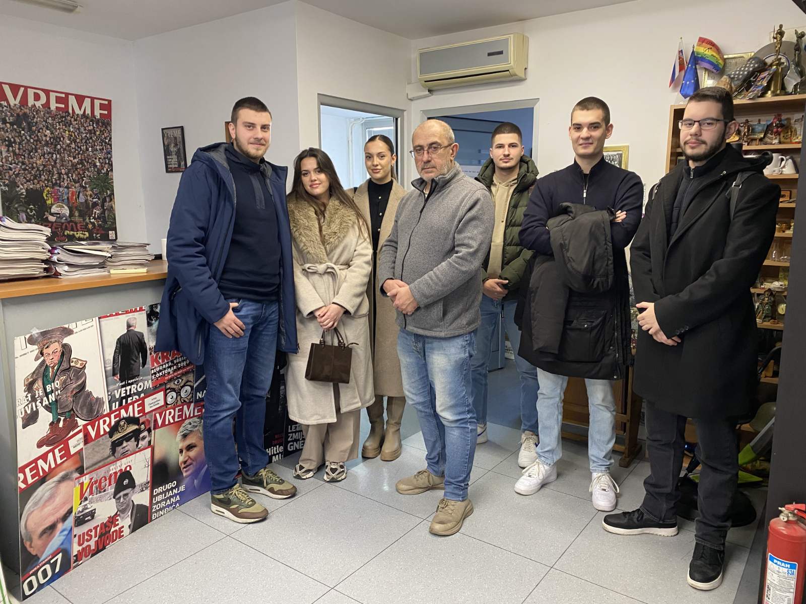 Redakcije nedeljnika „Vreme“ i dnevnog lista „Danas“ posetili su studenti treće i četvrte godine sportskog novinarstva Fakulteta za sport.