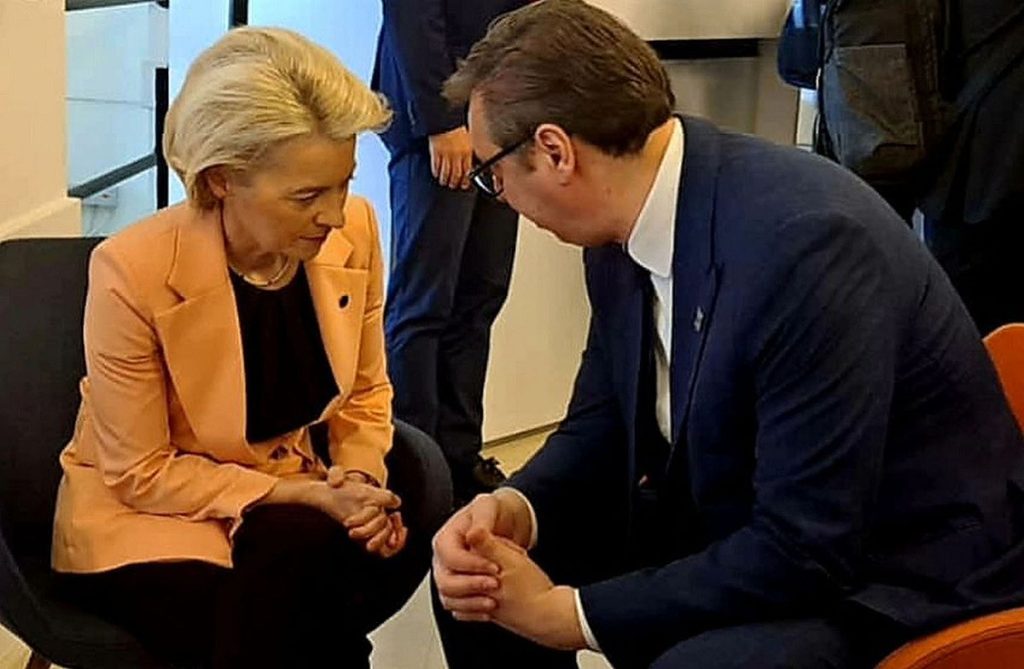 Ursula fon der Lajen i Aleksandar Vučić