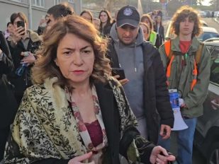 „Mnoga dokumentacija fali, mnoga dokumentacija je zloupotrebljena. Hakovani su kompjuteri, ulazilo se u kancelarije“, tvrdi v. d. direktora Pete beogradske gimnazije Danka Nešović.