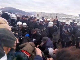 Protest građana kod Podgorice – uhapšeno više od 20 osoba