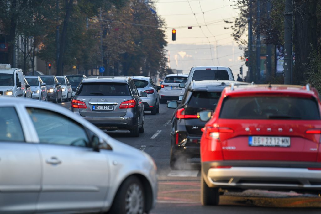 Saobraćajna gužva u Beogradu