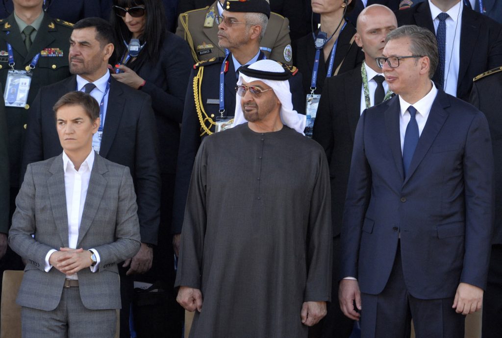 Vučić i Al Nahjan na vojnoj paradi u Beogradu