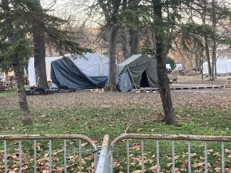 Šatori u Pionirskom parku