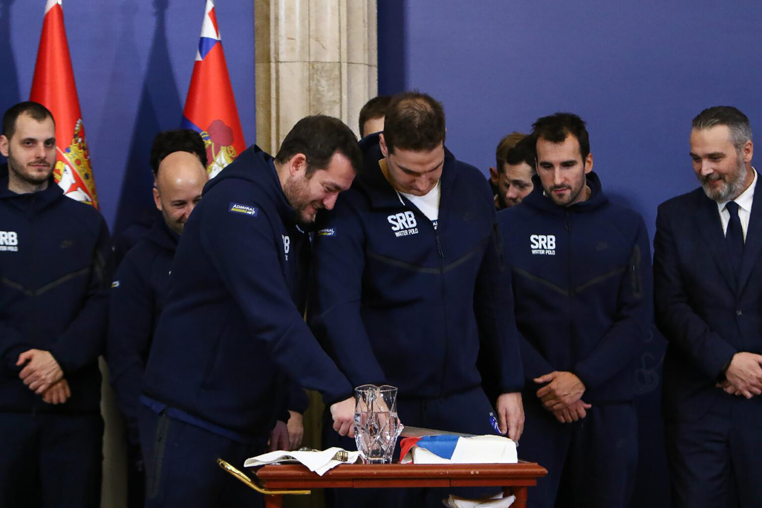 Zlatni vaterpolisti sa Vučićem