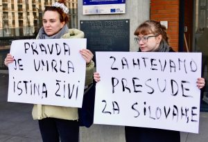 Protest „Pravda je umrla - istina živi“