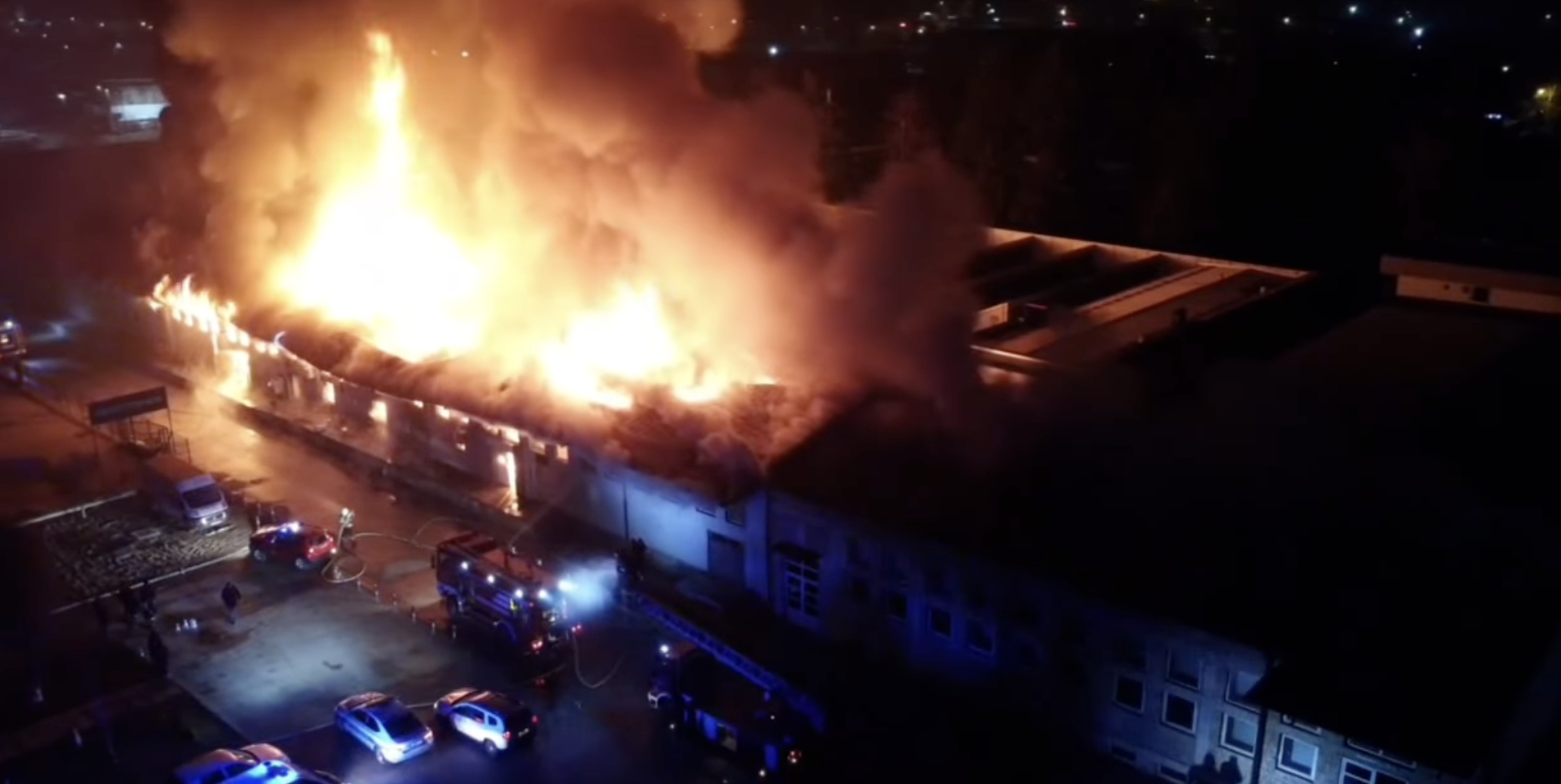 Požar u industrijskoj zoni u Novom Pazaru