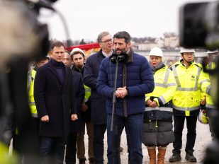 Predsednik Srbije Aleksandar Vučić i gradonačelnik Beograda Aleksandar Šapić