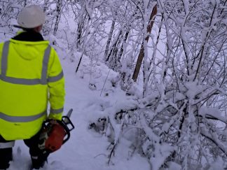 Nove padavine otežavaju pristup dalekovodima
