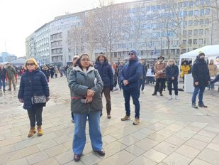 Tišina na Trgu Nikole Pašića