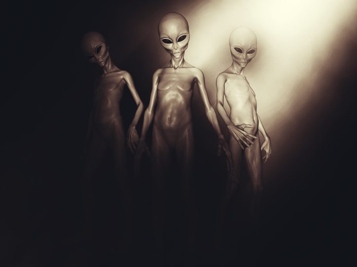 Tri vanzemaljca pretećeg izgleda