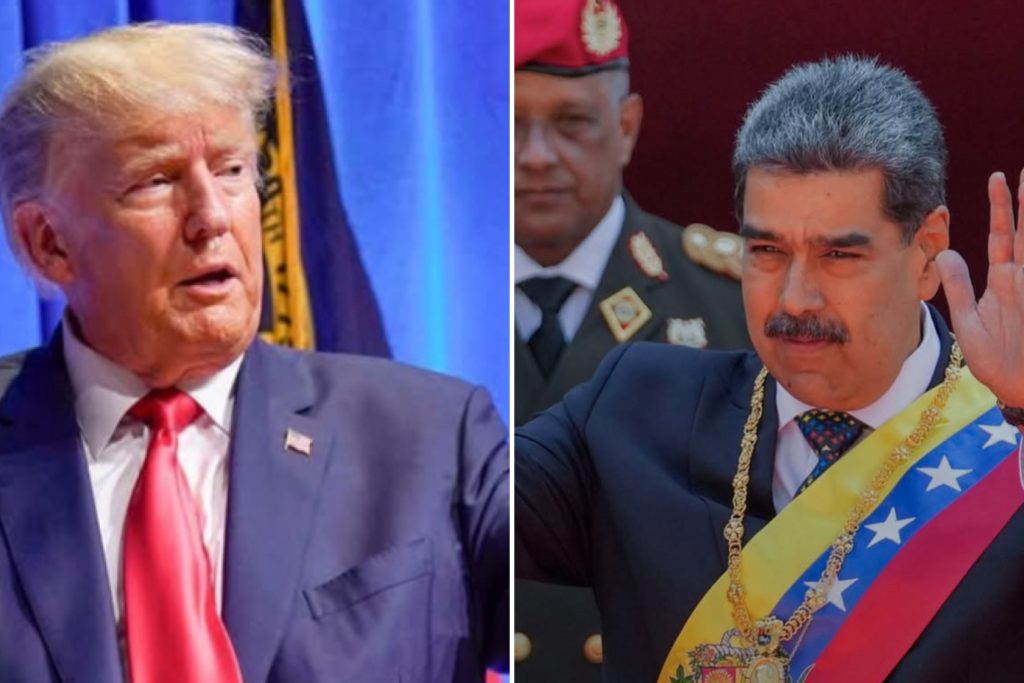 Donald Tramp i Nikolas Maduro