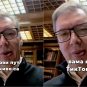 Skrinšot najave obraćanja predsednika na TikToku