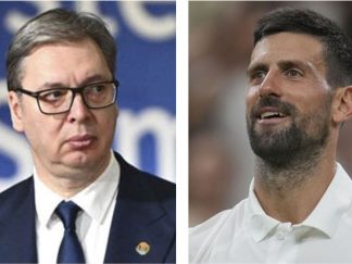 Aleksandar Vučić i Novak Đoković