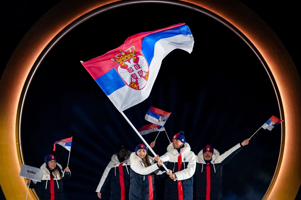 Zimske olimpijske igre, tim Srbije na defileu otvaranja