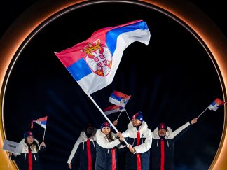 Zimske olimpijske igre, tim Srbije na defileu otvaranja