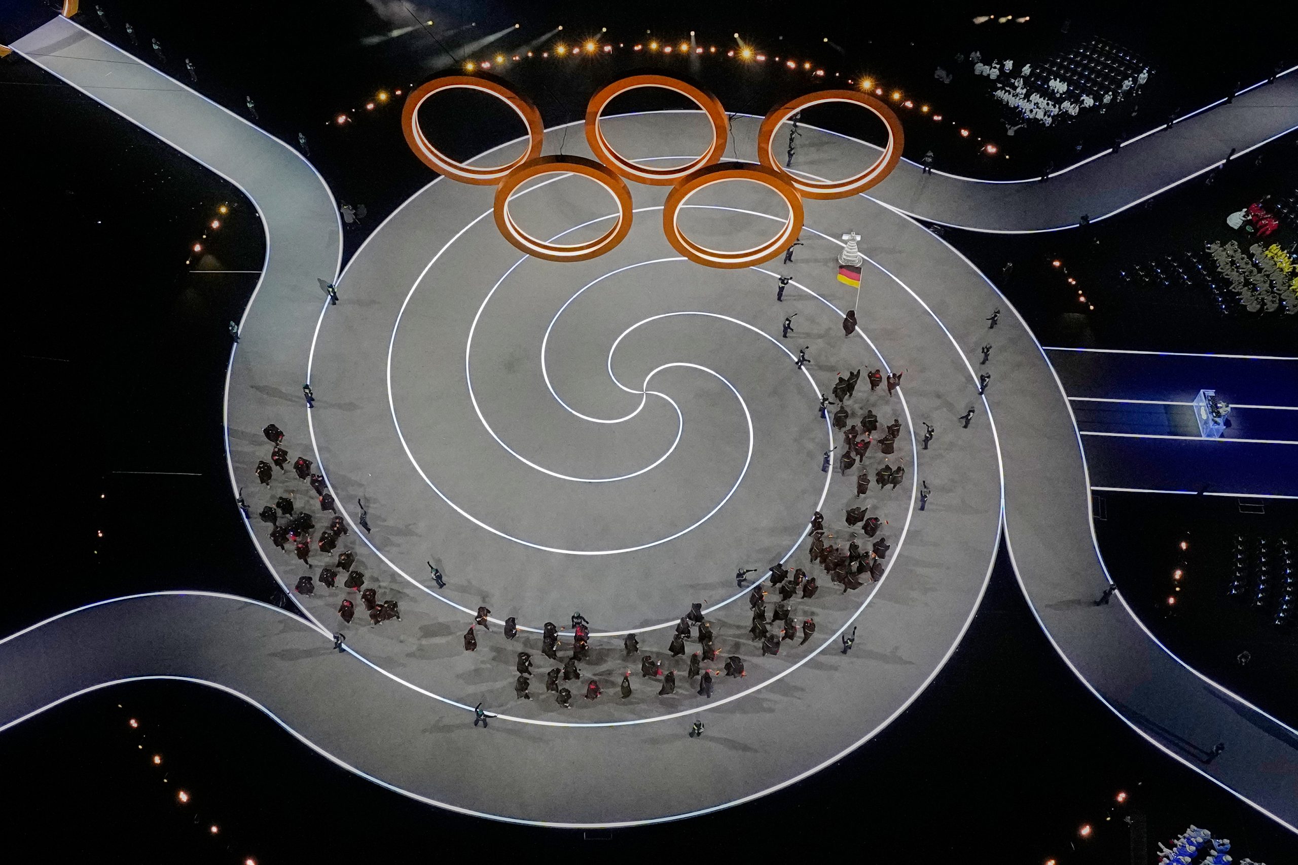 Otvaranje Zimskih olimpijskih igara, defile